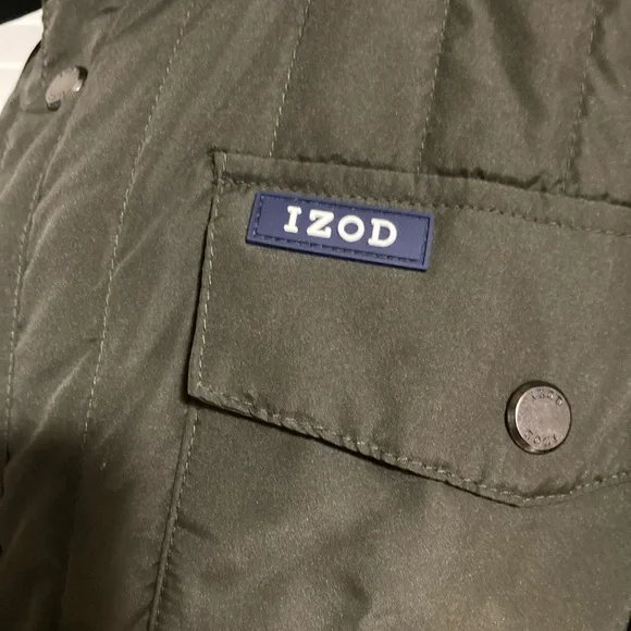 EC IZOD Quilted Pattern Shade of Olive Jacket Plus Size 3XL/3TG - Picture 9 of 14